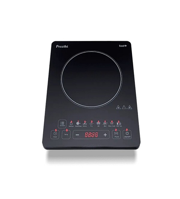 Preethi Excel Plus 117 1600-Watt Induction Cooktop (Black)